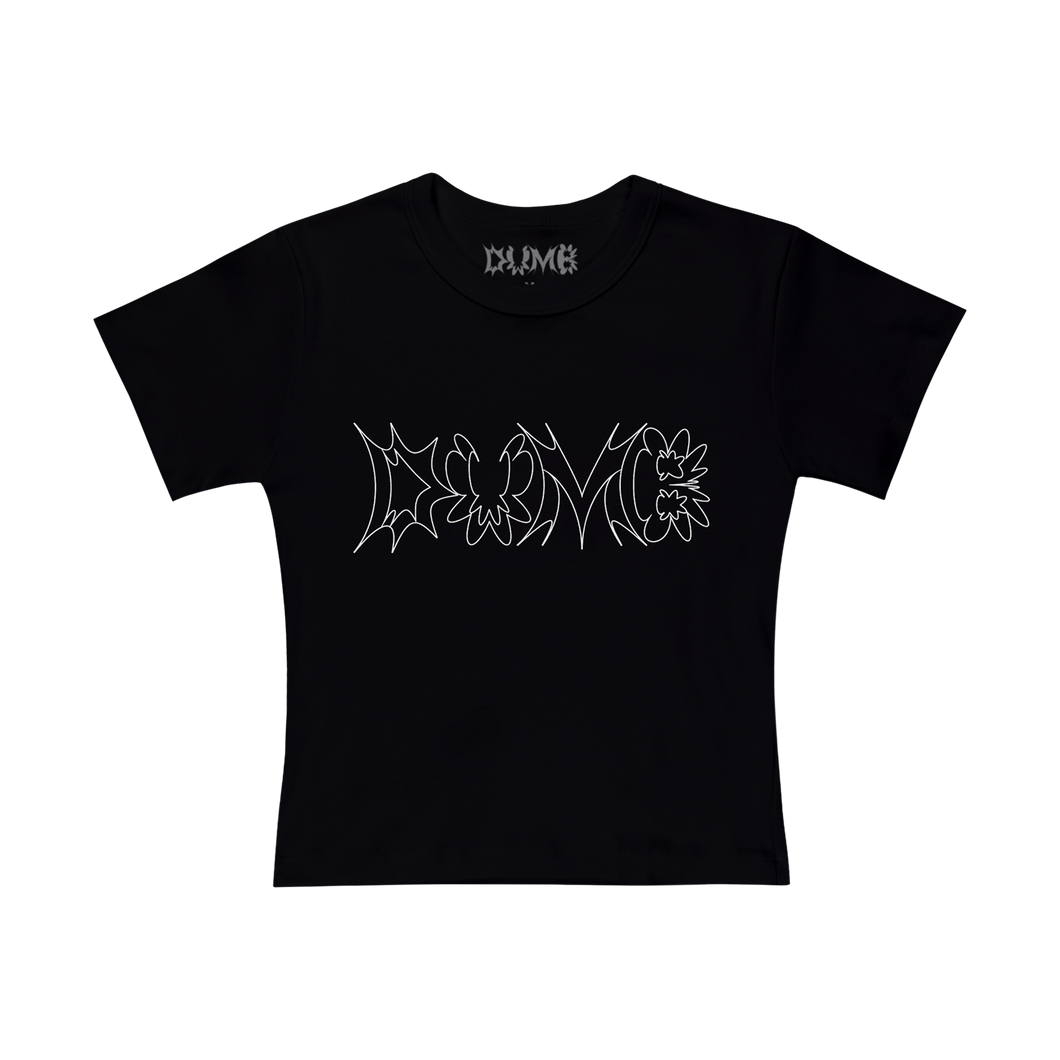DUMB LOGO BABY TEE (BLACK)