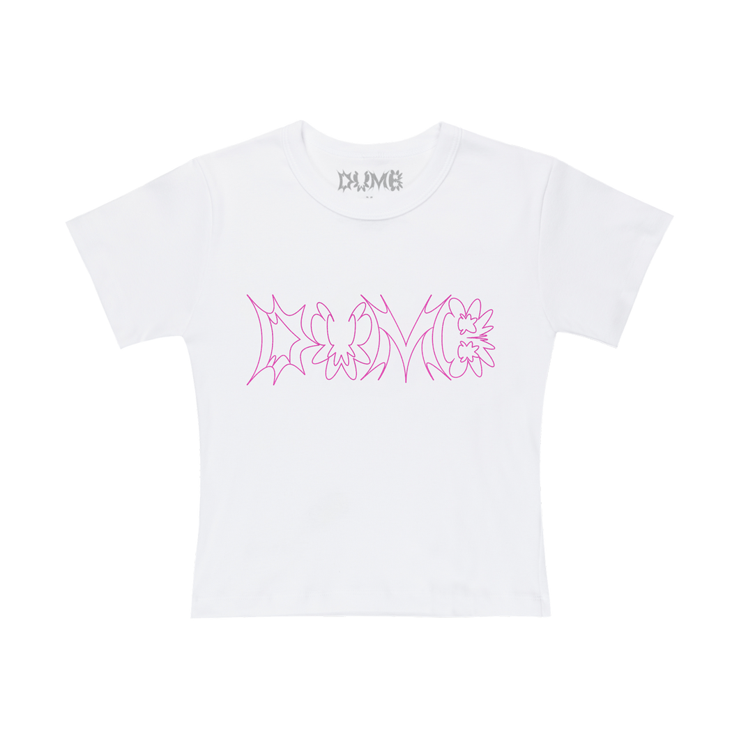DUMB LOGO BABY TEE (WHITE)